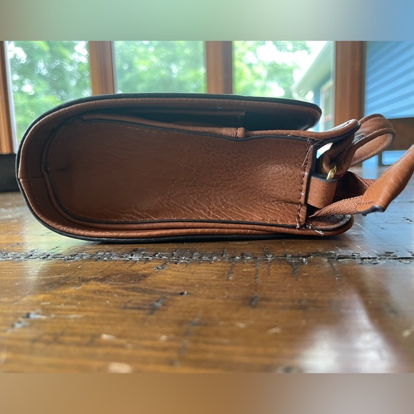 Enzo Angiolini Brown Leather Purse - Picture 3 of 14